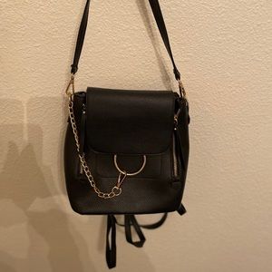 Black Bag / Backpack - Chloé look-alike
